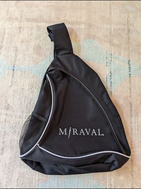 Black Sling Crossbody Bag for Men Or Women, Never Used